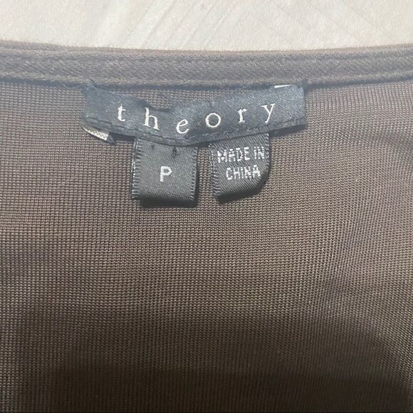 C8 Theory brown belted stretchy dress - Picture 5 of 7